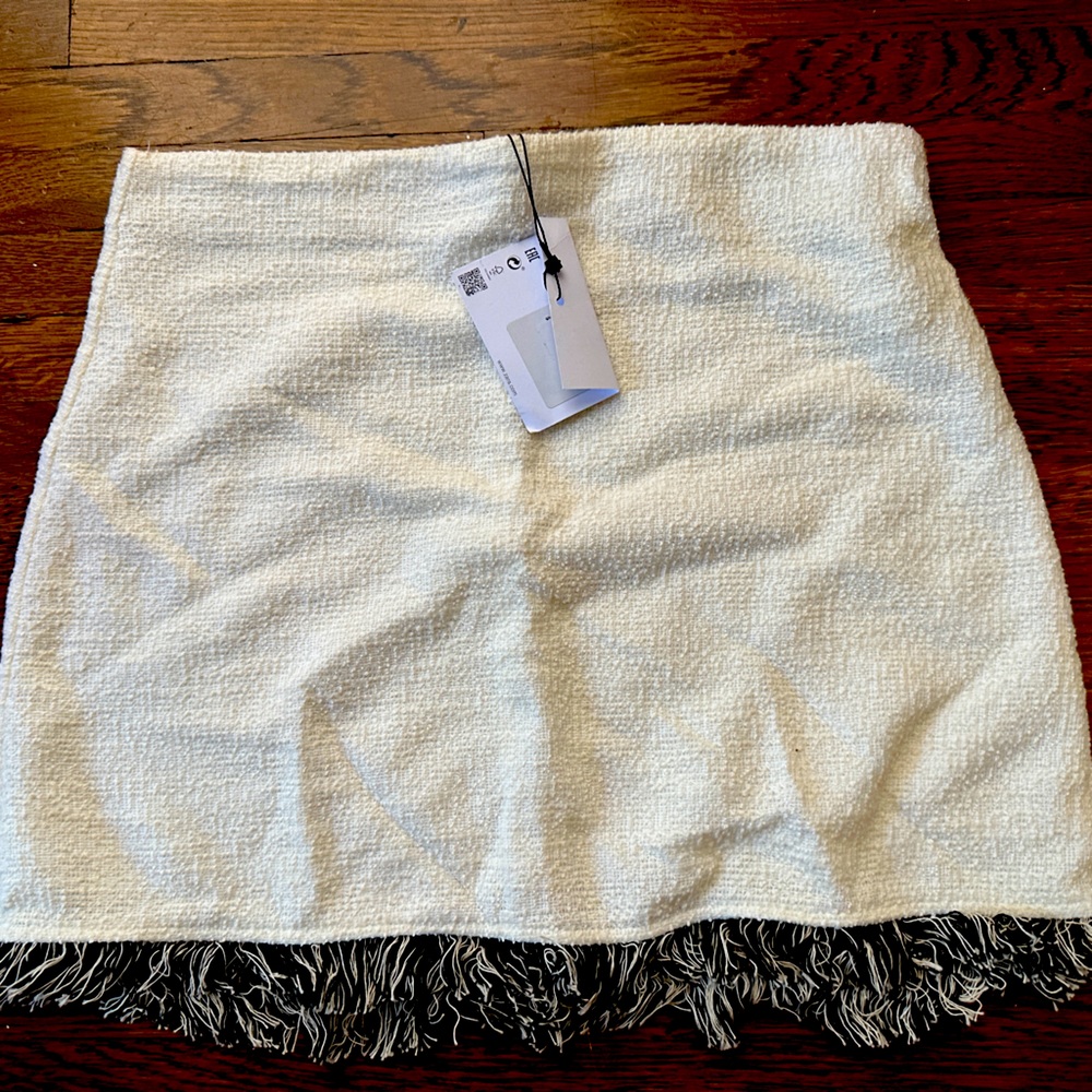 White Knit Skirt